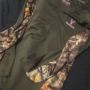 Woman’s Green Camo Shirt
